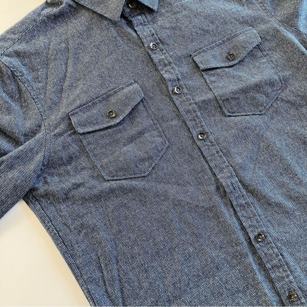 Textured Button-Down LS Shirt - Picture 4 of 9